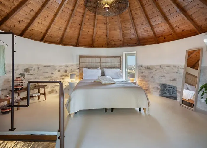 Near - 1br - Jacuzzi - Origin Cycladic Windmill Дом отдыха Науса