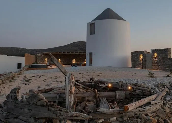 Near - 1br - Jacuzzi - Origin Cycladic Windmill * Науса