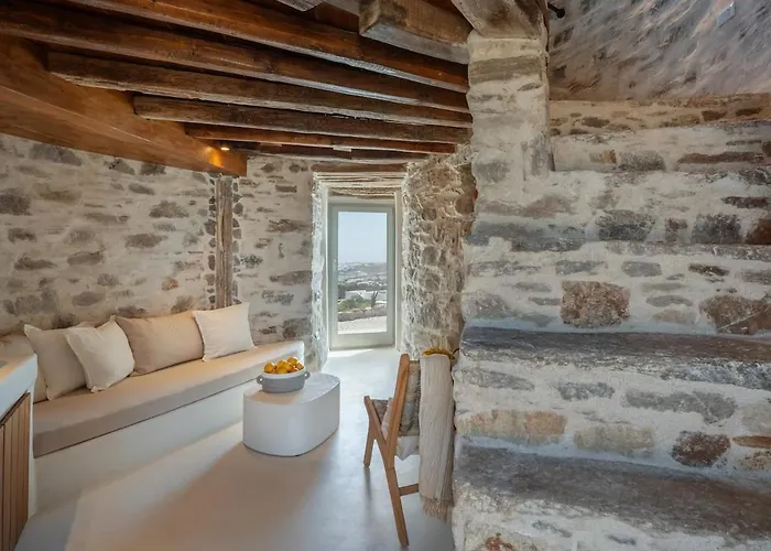 Near - 1br - Jacuzzi - Origin Cycladic Windmill Дом отдыха