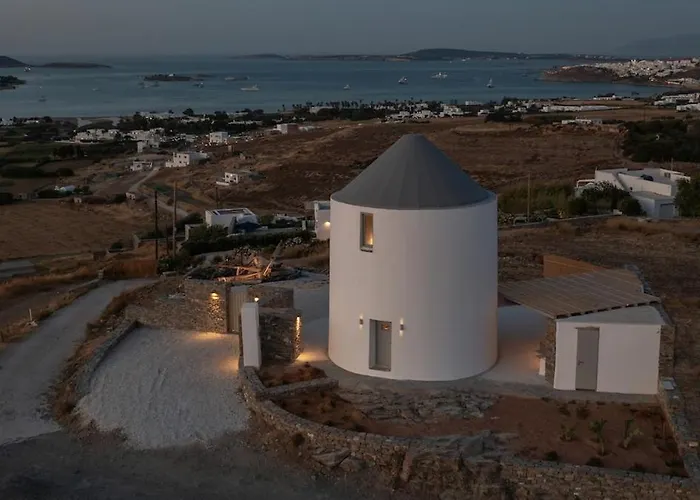 Near - 1br - Jacuzzi - Origin Cycladic Windmill Дом отдыха Науса